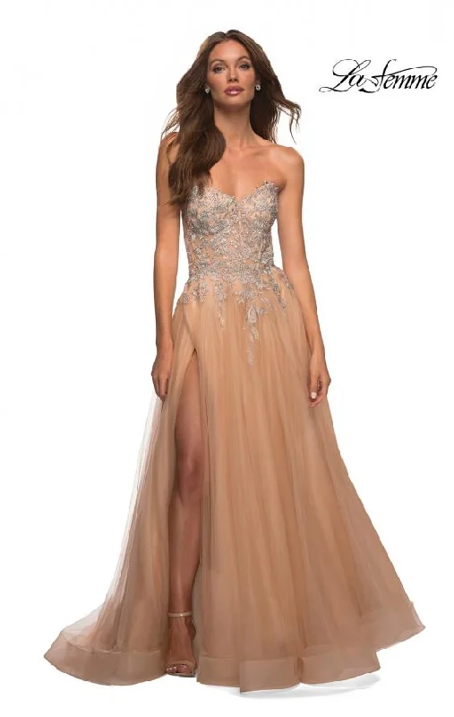 halter neck prom dressesProm Dress 30592 | Champagne