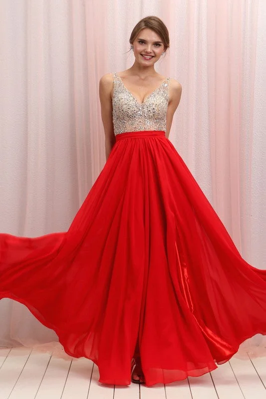 prom dresses for winterW19230 Prom Dress Red